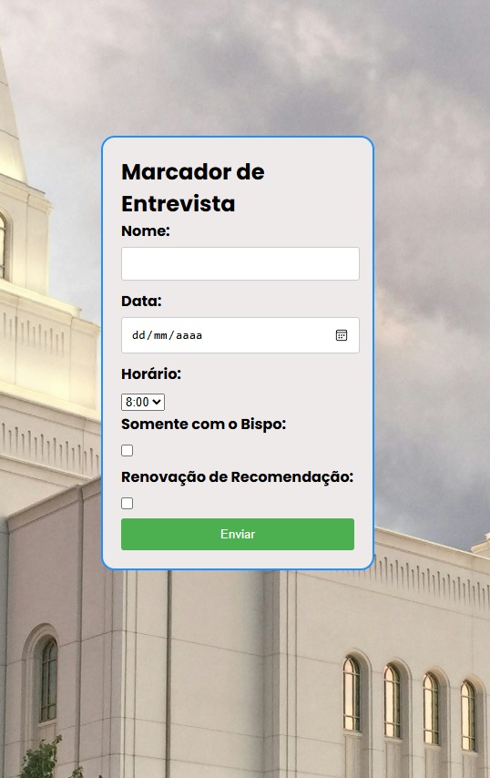 Projeto de marcar entrevista